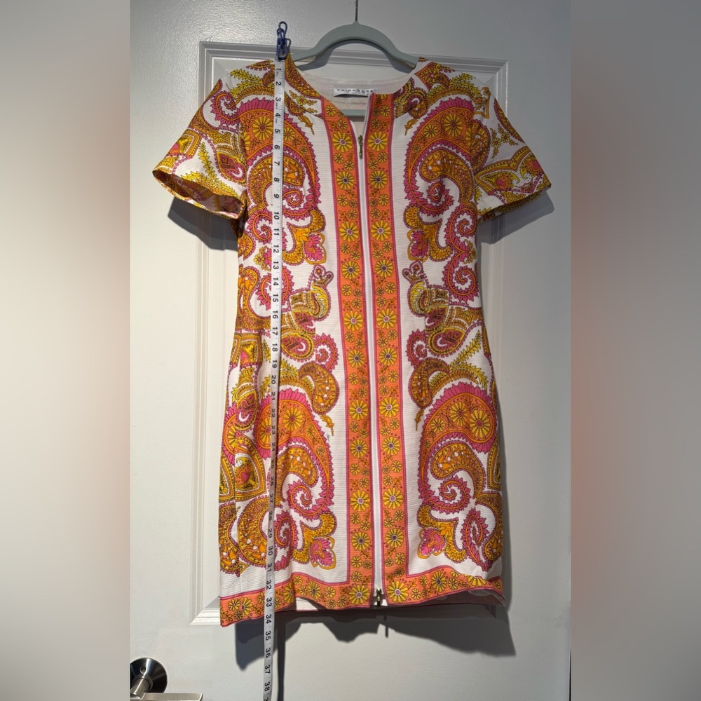 Trina Turk Arboretum Dress Cotton, California Arboretum Paisley size 6 - Picture 8 of 10